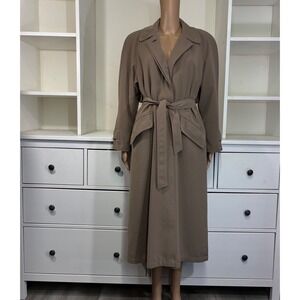 Sold.  do not buy. Regent Park Womens Petite 10P Trench Coat Long Overcoa